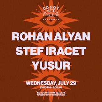 Rohan Alyan, Stef Iracet, Yusur