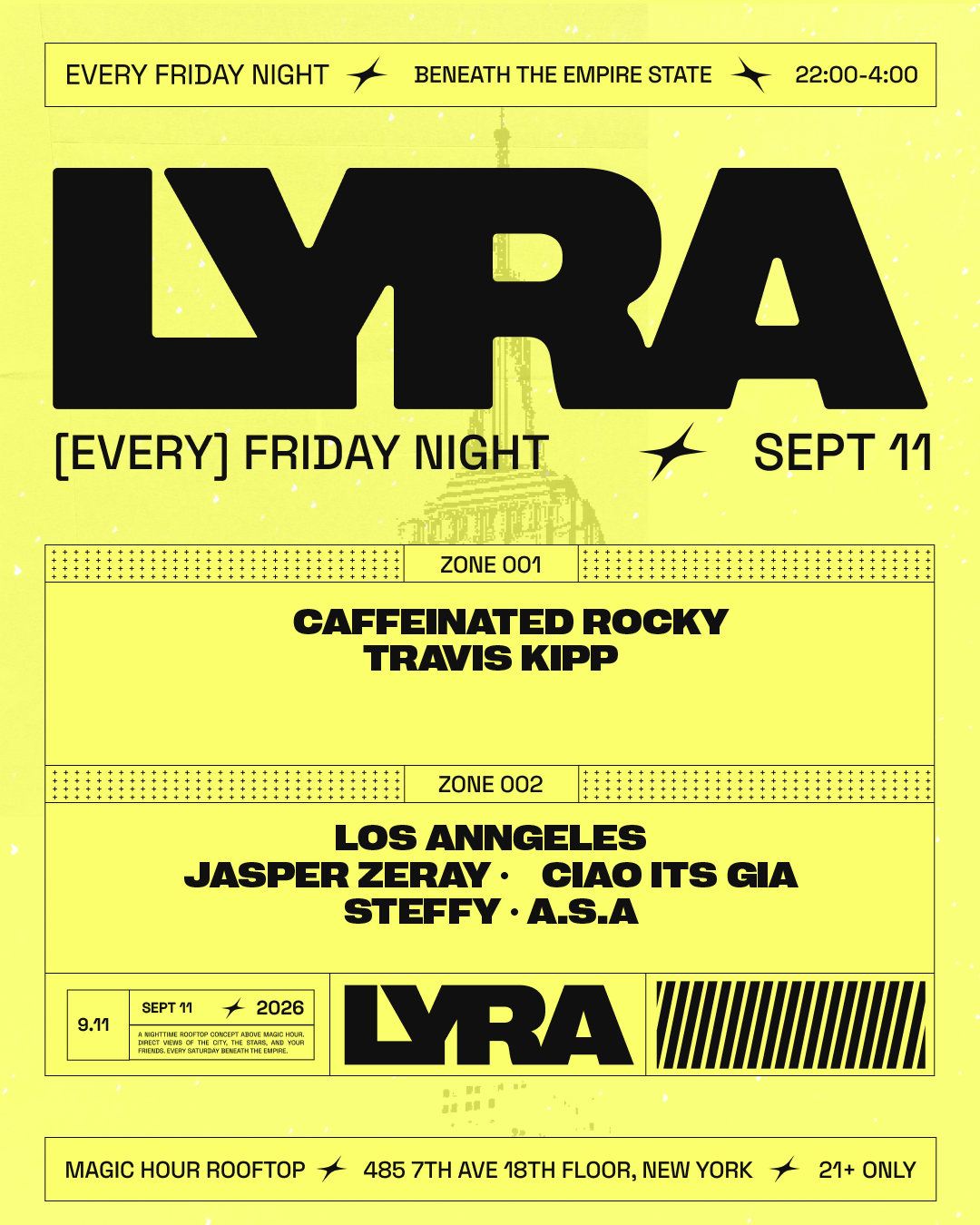 Lyra Rooftop Party | Fridays