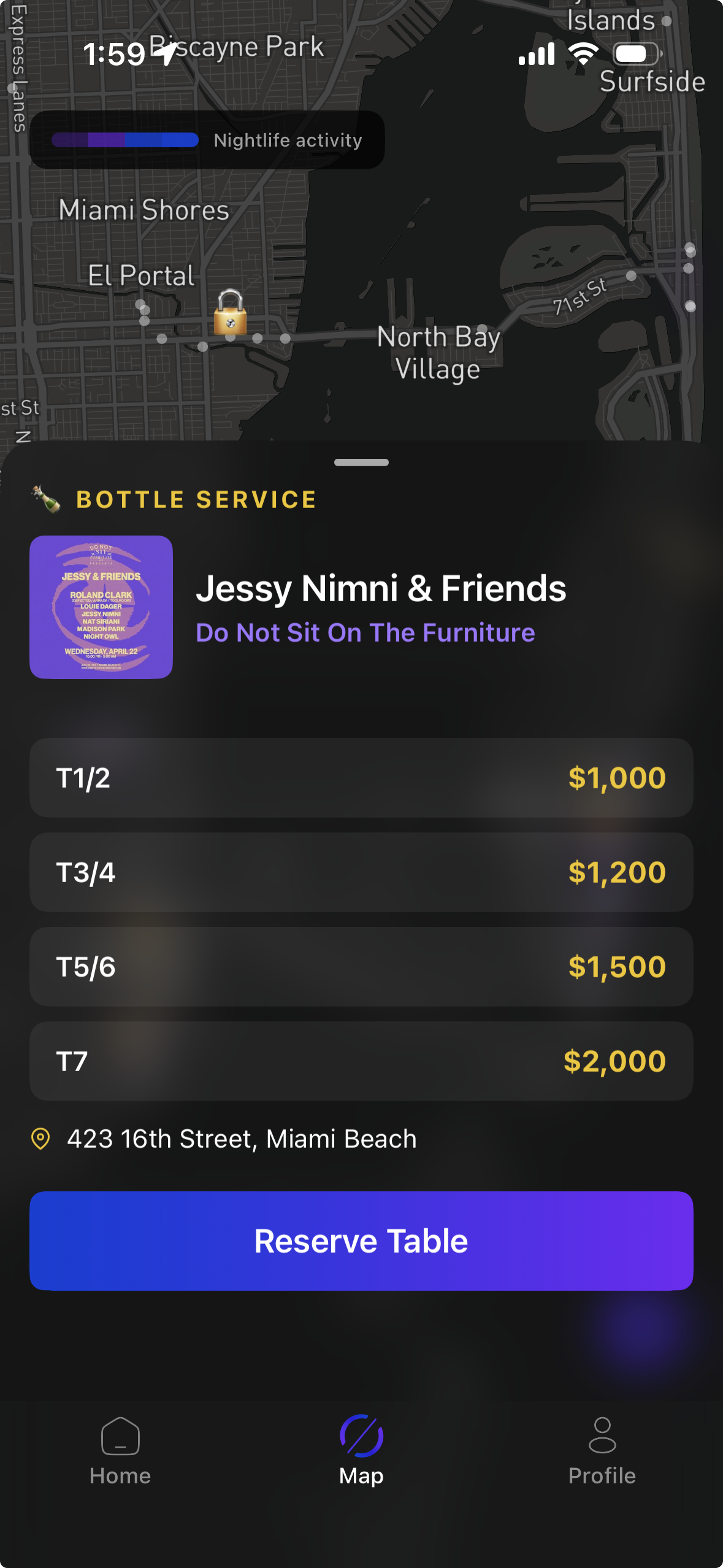 ZONA bottle service