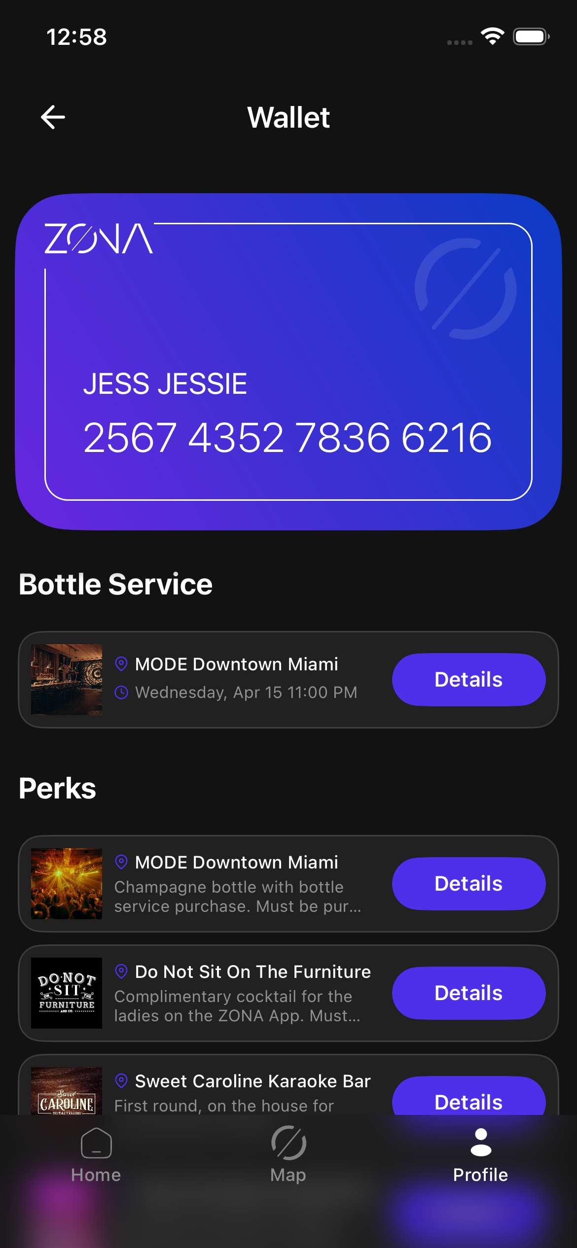 ZONA wallet